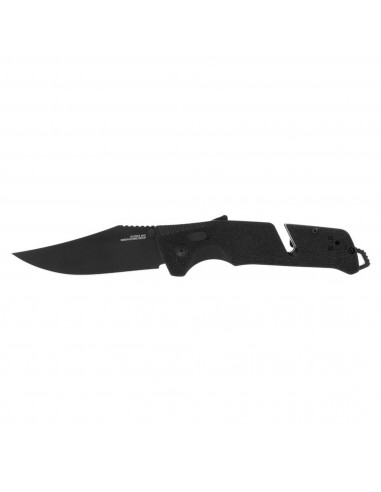 SOG Folding Knife - Trident AT Clip Point Blade with Blackout Handle | 11-12-05-41 shop