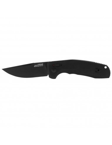 SOG Folding Knife - Tac AU Black Drop Point Plain Edge Steel Blade | 15-38-01-57 vente chaude votre 