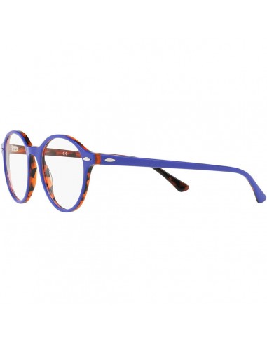 Ray Ban Men's Eyeglasses - Violet Havana Orange Round Frame | 0RX7118-5716-48-19-140 Toutes les collections ici