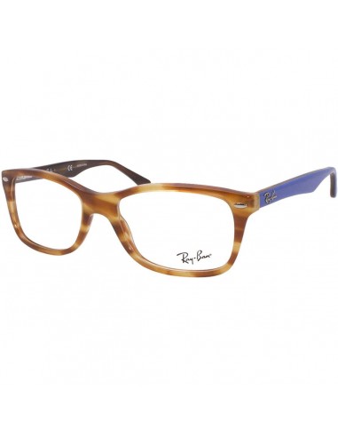 Ray Ban Men's Eyeglasses - Light Brown Havana Plastic Frame | 0RX5228-5799-53-17-140 pour bénéficier 