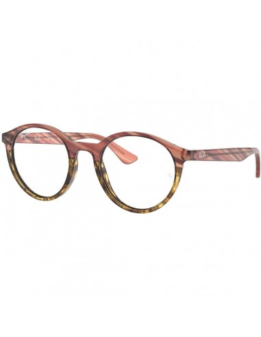 Ray Ban Men's Eyeglasses - Pink Gradient Striped Beige Frame | 0RX5361-5838-51-20-145 Les êtres humains sont 