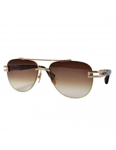 Dita Unisex Sunglasses - White Gold/Brown Aviator Frame | Grand-Evo Two DTS139-A-02-Z meilleur choix