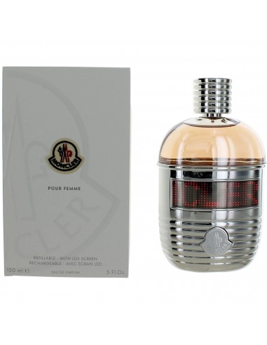 Moncler Women's Eau De Parfum Spray - Refillable Bottle with LED Screen, 5 oz acheter