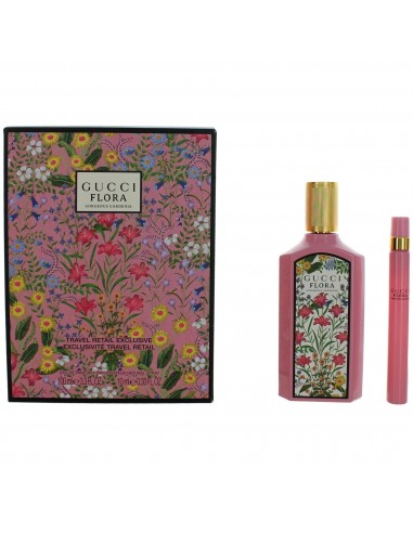 Gucci Women's EDP Spray Gift Set - Flora Gorgeous Gardenia Alluring Scent, 2 Piece basket pas cher