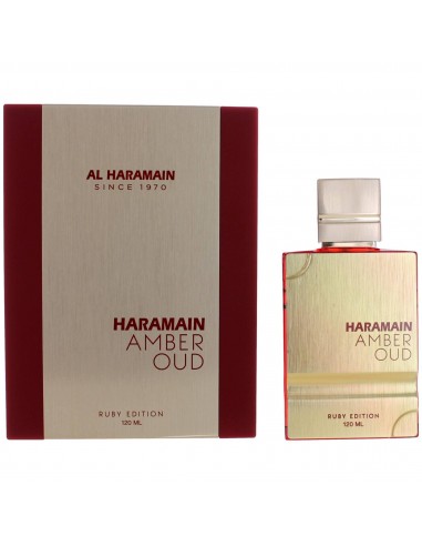 Al Haramain Unisex Eau De Parfum Spray - Enchanting Essence of Amber Oud Ru, 4 oz en ligne