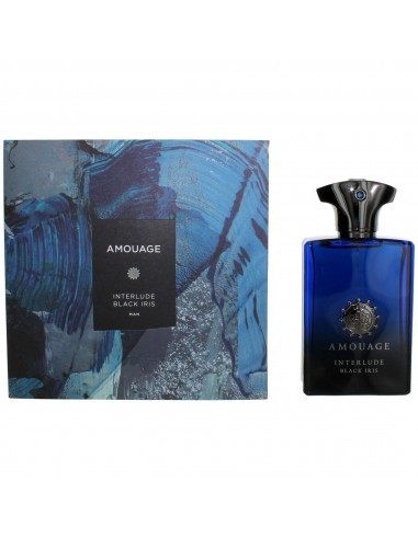 Amouage Men's Eau De Parfum Spray - Interlude Black Iris Man Captivated, 3.4 oz la livraison gratuite