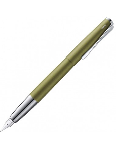 Lamy Fountain Pen - Studio Snap On Cap Matte Olive Steel À commander