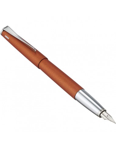 Lamy Fountain Pen - Studio Snap On Terracotta Stainless Steel Pour