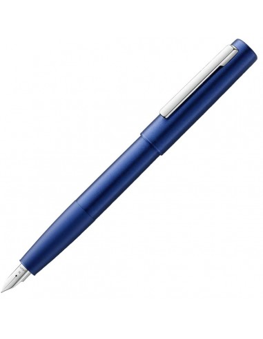 Lamy Fountain Pen - Aion Snap On Cap Blue Anodized Aluminum de la marque