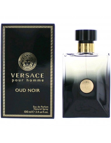 Versace Men's Eau De Parfum Spray - Pour Homme Oud Noir Charm and Sophisticated pas chere