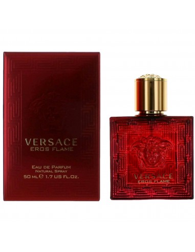 Versace Men's Eau De Parfum Spray - Eros Flame Long Lasting Ammonia Free, 1.7 oz commande en ligne