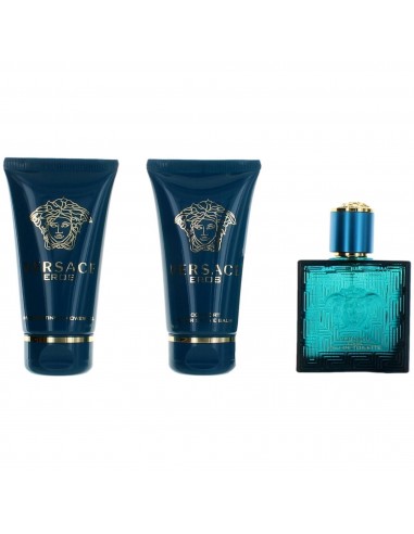 Versace Men's Personal Care Gift Set - Eros Authentic and Sophisticated, 3 Piece Venez acheter