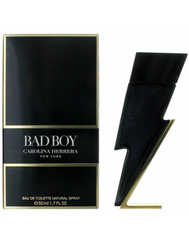 Carolina Herrera Men's Eau De Toilette Spray - Bad Boy with Alluring Notes, 1.7 oz pas chere