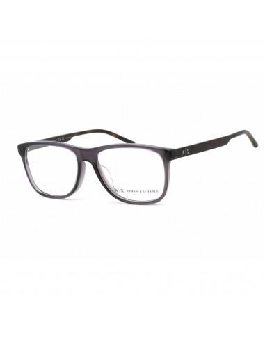 Armani Exchange Unisex Eyeglasses - Grey Plastic Rectangular Frame | AX3048F 8239 Profitez des Offres !