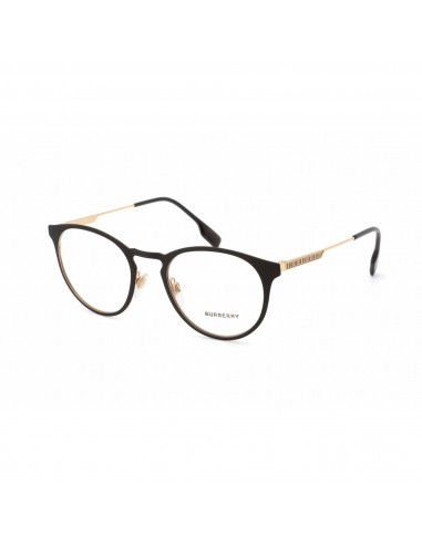 Burberry Men's Eyeglasses - Clear Lens Black Metal Round Shape Frame | BE1360 1017 Par le système avancé 