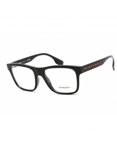 Burberry Unisex Eyeglasses - Clear Demo Lens Black Plastic Square Frame | 0BE2353 3001 pas cheres