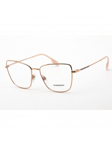 Burberry Women's Eyeglasses - Clear Lens Rose Gold Metal Cat Eye Frame | 0BE1367 1337 en ligne des produits 