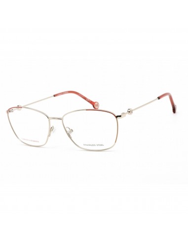 Carolina Herrera Women's Eyeglasses - Gold Nude Rectangular Frame | CH 0060 0BKU 00 paiement sécurisé