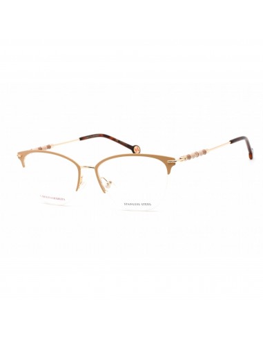 Carolina Herrera Women's Eyeglasses - Gold Nude Stainless Steel Frame | CH 0038 0BKU soldes