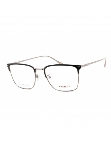 Coach Men's Eyeglasses - Black/Light Gold Metal Rectangular Frame | 0HC5149T 9004 rembourrage situé sous