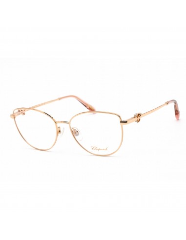 Chopard Women's Eyeglasses - Shiny Copper Gold Metal Cat Eye Frame | VCHF51S 08FC les muscles