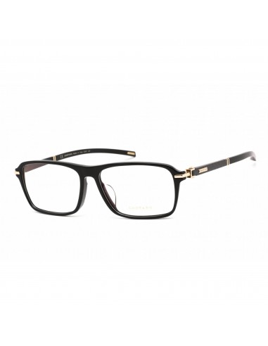 Chopard Women's Eyeglasses - Clear Lens Black Metal Rectangular Frame | VCH310G 0700 Fin de série