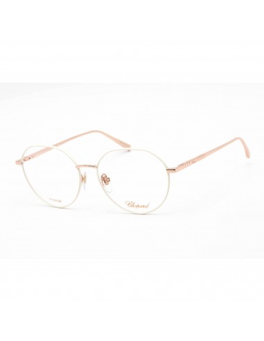 Chopard Women's Eyeglasses - Shiny Copper Gold Metal Round Shape Frame | VCHF71M 08MZ à prix réduit toute l'année