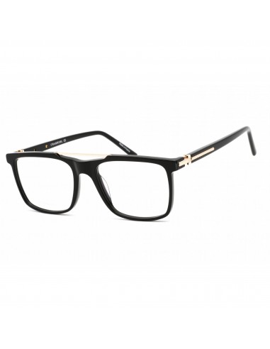 Charriol Men's Eyeglasses - Clear Lens Black Acetate Square Shape Frame | PC75067 C01 de la marque