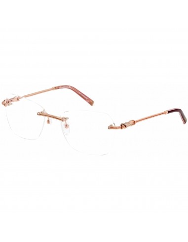 Charriol Women's Eyeglasses - Shiny Pink/Gold/Burgundy Metal Cat Eye | PC71033 C03 solde