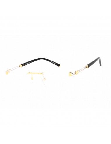 Charriol Men's Eyeglasses - Shiny Gold/Silver Titanium Rectangular Frame | PC75091 C03 plus qu'un jeu 