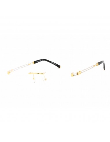 Charriol Men's Eyeglasses - Shiny Gold/Silver Titanium Rectangular Frame | PC75088 C03 En savoir plus