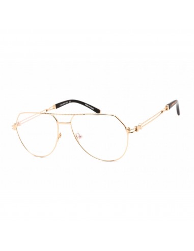 Charriol Men's Eyeglasses - Shiny Gold Titanium Aviator Shape Frame | PC75086 C01 de la marque