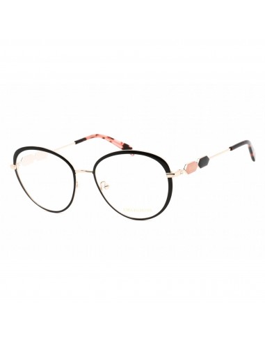 Emilio Pucci Women's Eyeglasses - Black/Other Metal Round Shape Frame | EP5187 005 rembourrage situé sous