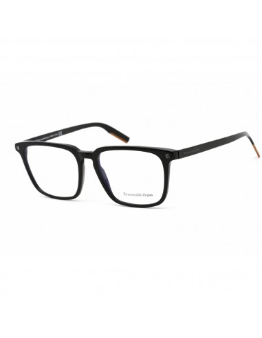 Ermenegildo Zegna Men's Eyeglasses - Shiny Black Plastic Square Frame | EZ5201 001 le concept de la Pate a emporter 