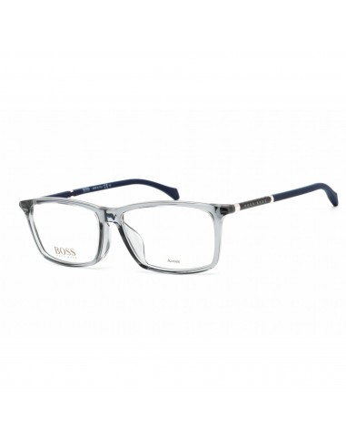 Hugo Boss Men's Eyeglasses - Clear Lens Black Acetate Rectangular Frame | 1105/F PJP Venez acheter