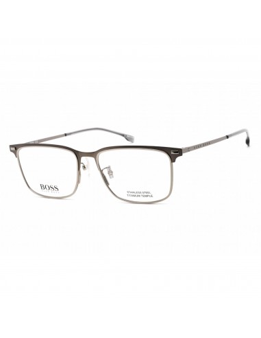 Hugo Boss Men's Eyeglasses - Matte Ruthenium Rectangular Frame | BOSS 1224/F 0R80 00 s'inspire de l'anatomie humaine