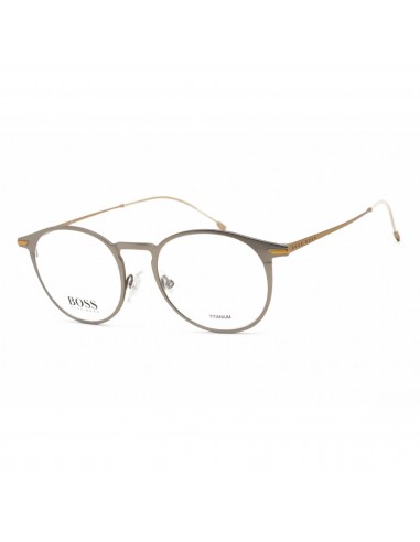 Hugo Boss Men's Eyeglasses - Matte Ruthenium Titanium Round Frame | BOSS 1252 0R81 00 Découvrez la collection