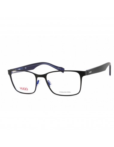 Hugo Men's Eyeglasses - Black Blue Acetate/Stainless Steel Frame | HG 0183 00VK 00 le des métaux précieux