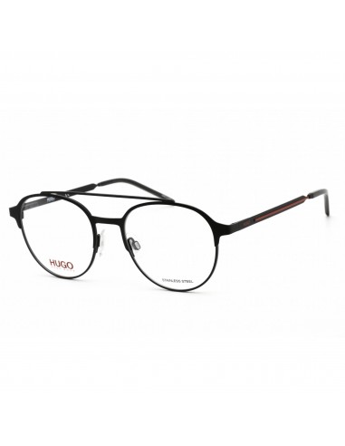 Hugo Men's Eyeglasses - Matte Black Stainless Steel Aviator Frame | HG 1156 0003 00 vente chaude votre 