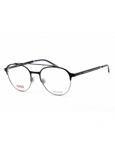 Hugo Men's Eyeglasses - Blue Ruthenium Stainless Steel Aviator Frame | HG 1156 0KU0 00 le des métaux précieux