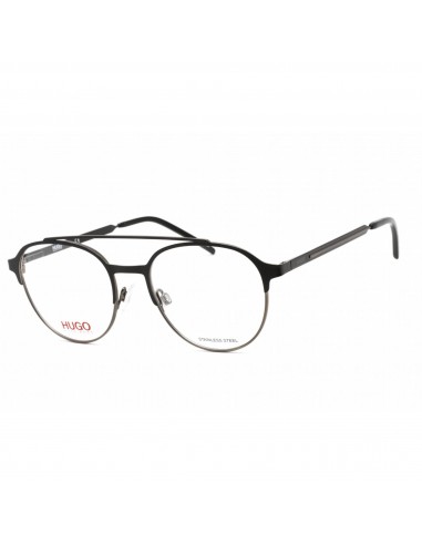 Hugo Men's Eyeglasses - Black Ruthenium Stainless Steel Aviator | HG 1156 0RZZ 00 ouvre sa boutique