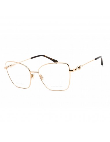 Jimmy Choo Women's Eyeglasses - Gold Havana Metal Cat Eye Shape Frame | JC 357 006J 00 ou a consommer sur place