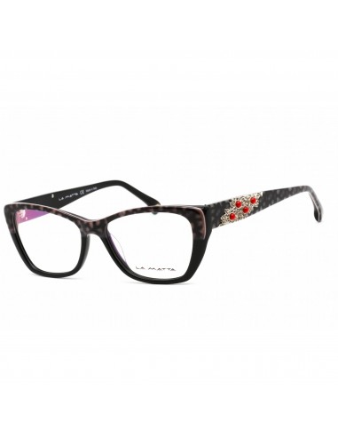 La Matta Men's Eyeglasses - Black/Other Plastic Cat Eye Shape Frame | LMV3147 01-09 online