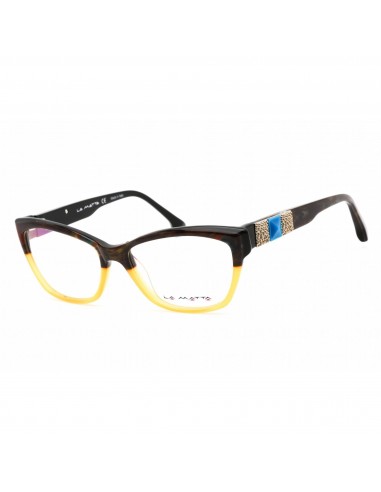 La Matta Women's Eyeglasses - Yellow/Other Plastic Cat Eye Shape Frame | LMV3154 01-09 paiement sécurisé