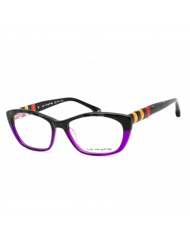 La Matta Women's Eyeglasses - Violet/Other Plastic Cat Eye Shape Frame | LMV3156 01-09 votre