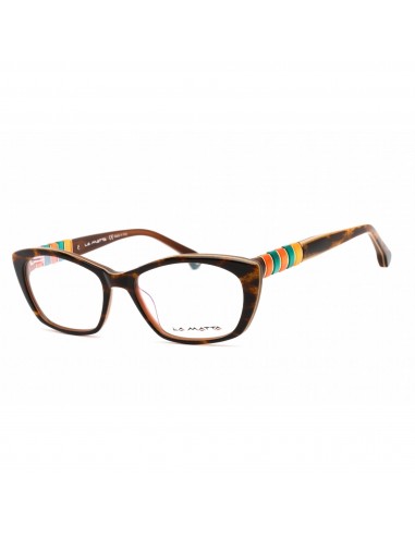 La Matta Women's Eyeglasses - Brown/Other Plastic Cat Eye Shape Frame | LMV3156 04-09 Les magasins à Paris