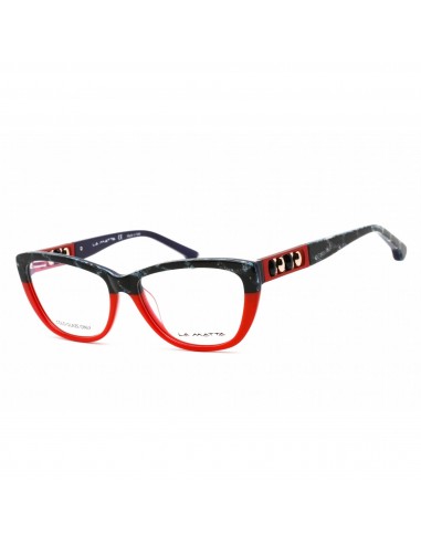 La Matta Women's Eyeglasses - Red/Other Plastic Cat Eye Shape Frame | LMV3189 04-09 online