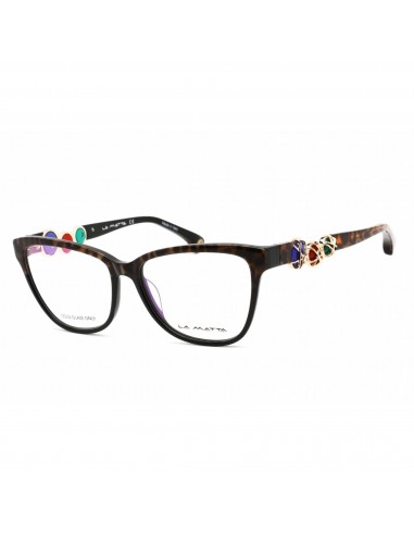 La Matta Women's Eyeglasses - Dark Havana Plastic Cat Eye Shape Frame | LMV3206 04-09 Comment ça marche