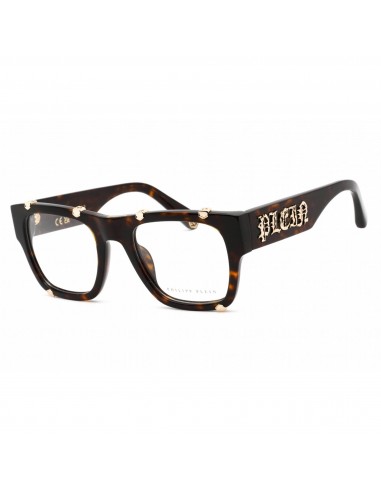 Philipp Plein Women's Eyeglasses - Brown Plastic Square Shape Frame | VPP042W 0722 basket pas cher