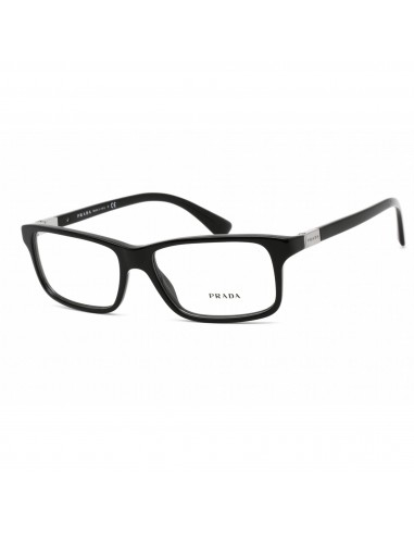 Prada Men's Eyeglasses - Clear Lens Black Acetate Rectangular Frame | 0PR 06SV 1AB1O1 Comment ça marche